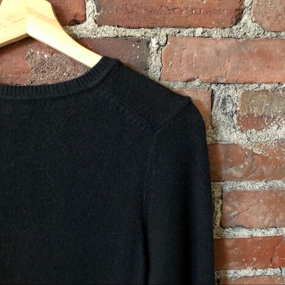 Black V-Neck Long Sleeve Sweater | Gap - Picture 3 of 5